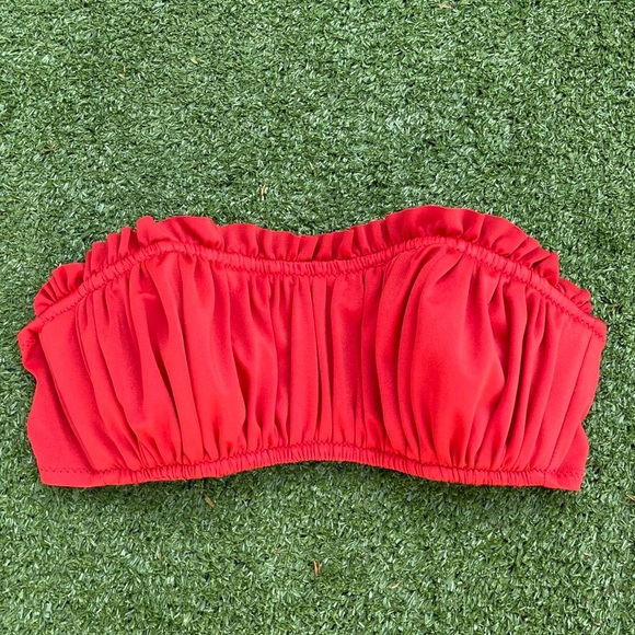 J Crew Bikini Top strapless XS Preowned great condition no straps included beach - Picture 1 of 5